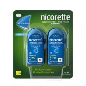 NICORETTE freshmint 4 mg Lutschtabletten gepresst