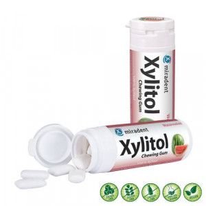 MIRADENT Xylitol Chewing Gum Wassermelone